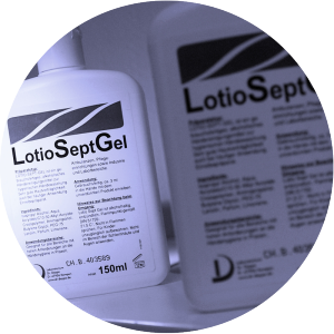 LotioSept Gel / performant & practical hand disinfection